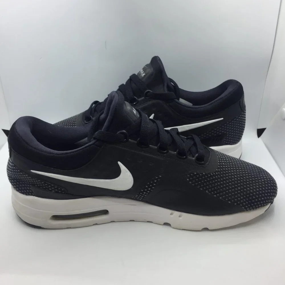 Nike Air Max Zero Essential Running Sneakers Black Nylon Men's Size US 10.5 - Picture 4 of 13